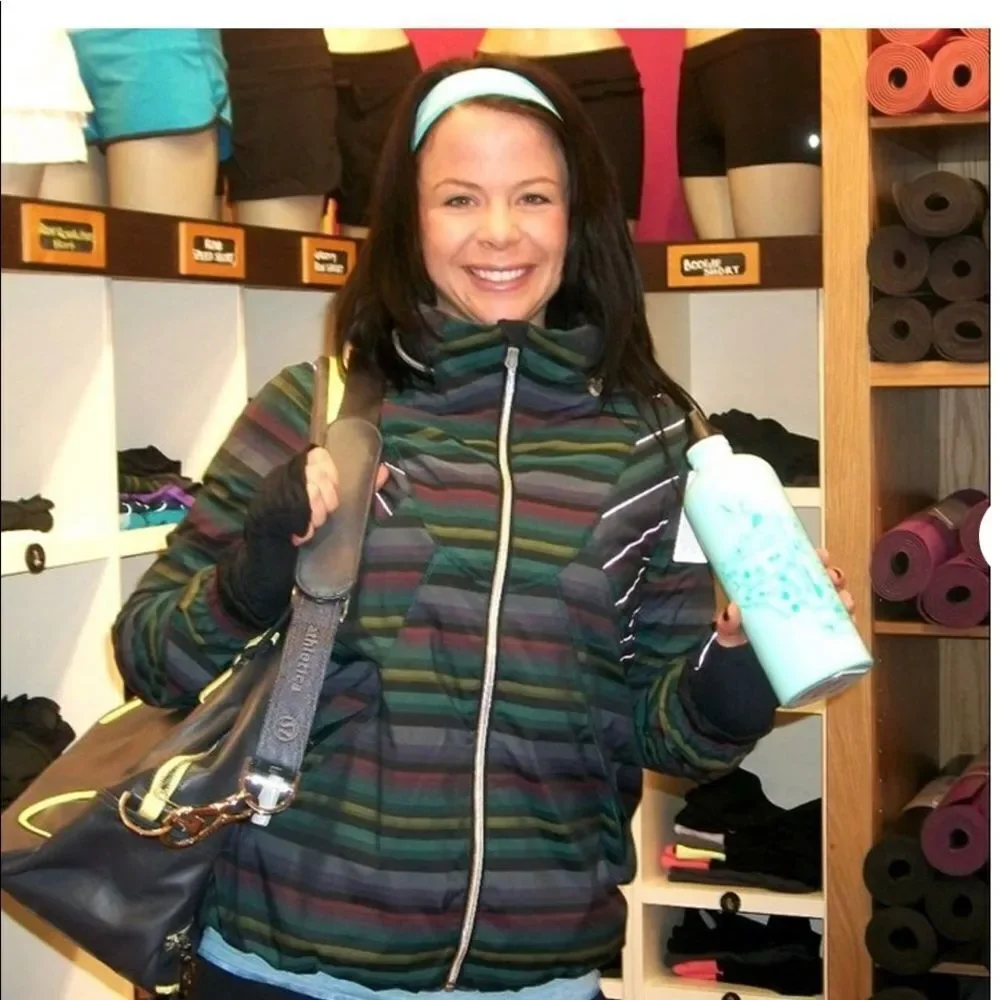 Lululemon Hustle Multicolor Pincho Strips Jacket The Sweat Edit 6
